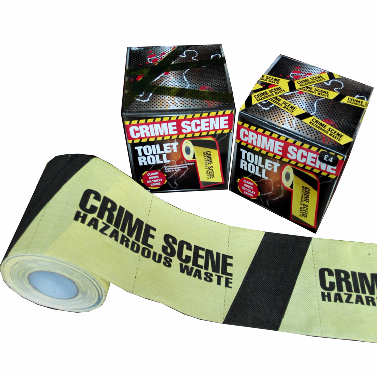 crime scene toilet paper