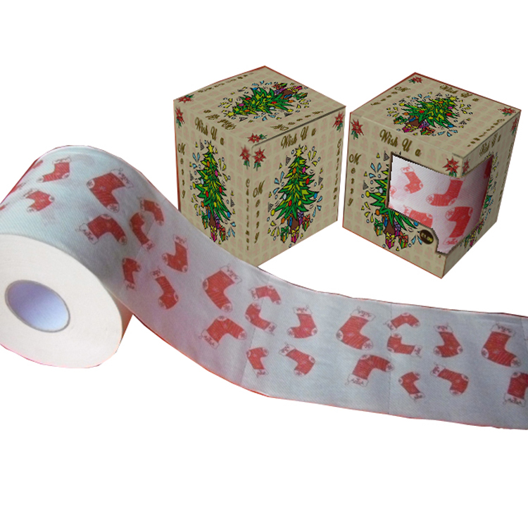 christmas stocking toilet paper