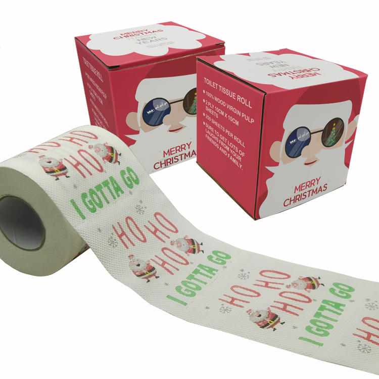 hohoho christmas toilet roll