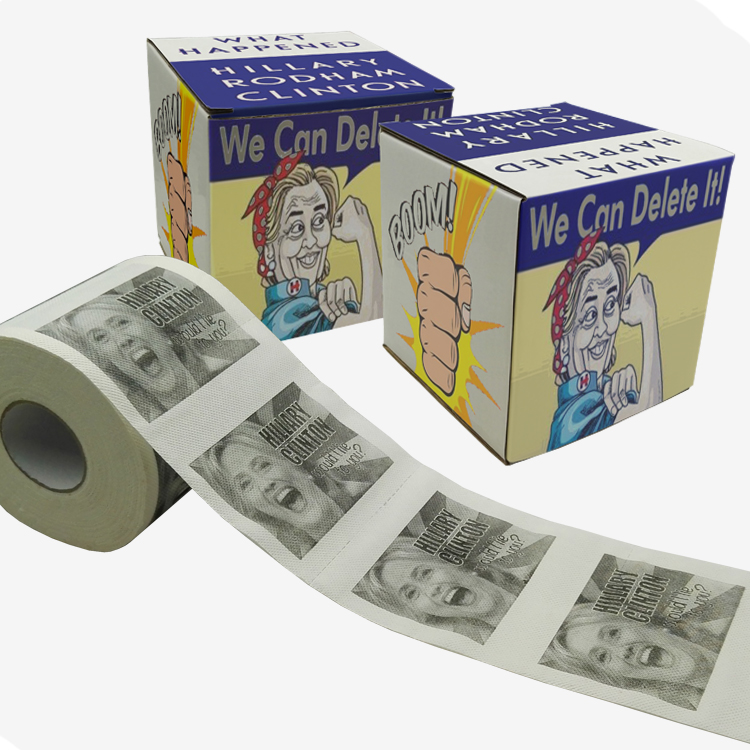 hillary toilet paper