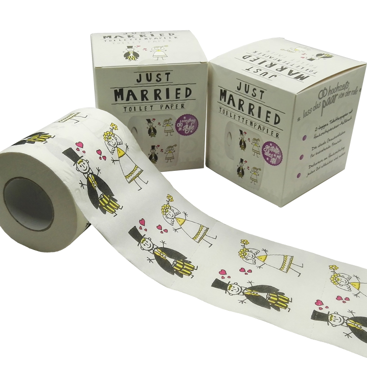 just married toilet paper